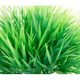 Akvarijní plastová rostlinka - tráva červená mini
